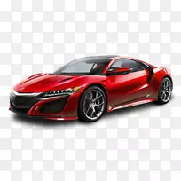 2018年Acura NSX 2017 Acura NSX本田民用型r型轿车-Acura NSX红色轿车