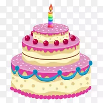 生日蛋糕糖霜-生日蛋糕PNG图片