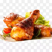 烤鸡小鸟鸡肉水牛翼烧烤-熟鸡PNG透明图像
