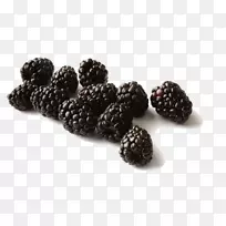 明胶甜品水果意大利波斯科果酱黑色覆盆子-黑色覆盆子透明背景