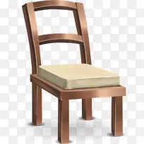 桌椅硬木花园家具.方形扶手椅