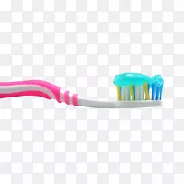 牙刷美容-牙膏牙刷