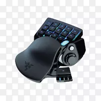 电脑键盘电脑鼠标游戏键盘Razer公司。-Razer游戏垫PNG透明图像