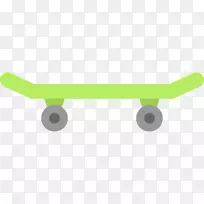 绿色滑板