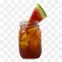 冰茶鸡尾酒不含酒精饮料冰茶PNG透明