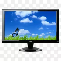电子视觉显示装置液晶显示器1080 p电脑显示器监控png照片