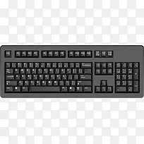 电脑键盘电脑鼠标电脑硬件键盘快捷键键盘PNG剪贴器