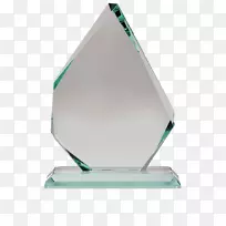 玻璃奖杯-玻璃奖透明PNG