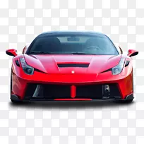 跑车法拉利458-红色法拉利458意大利跑车