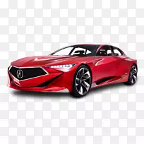 2017年Acura RLX 2017 Acura NSX北美国际车展红色阿库拉精密轿车
