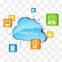 云计算基础设施作为服务数据中心软件作为服务.云计算透明背景