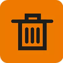 废容器回收箱图标-删除按钮png照片