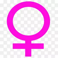 性别符号女性剪贴画-女性符号剪贴画