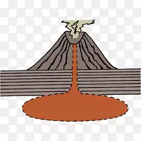 火山图剪辑艺术-火山透明PNG