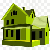 房屋缩略图剪贴画-按揭贷款