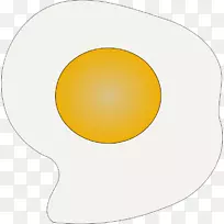 黄色圆字形煎蛋片