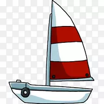 帆船剪贴画-船帆透明PNG