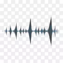 声波音高人体声音声学声波PNG透明