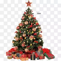 圣诞树剪贴画-圣诞树PNG图片