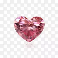 粉红钻石心沙贝尔珠宝商-粉红钻石心PNG HD