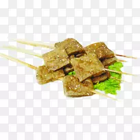 烤肉，臭豆腐，烤肉，臭豆腐食品
