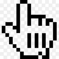 Macintosh指针手电脑鼠标-光标手透明背景