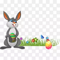 复活节兔子寻彩蛋-复活节兔子PNG图