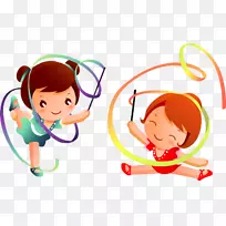 艺术体操儿童运动教练-艺术体操儿童