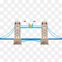 伦敦桥伦敦塔桥伦敦大本塔-塔桥
