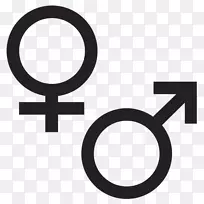 性别符号女性剪贴画-男性女性剪贴画