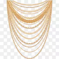 耳环项链首饰时尚配件金项链
