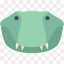 鳄鱼动物图标-鳄鱼