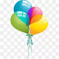 生日蛋糕祝姐姐快乐-生日气球