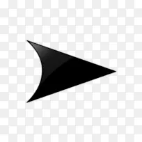 黑白三角形图案-箭头