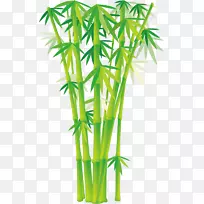 竹子剪贴画卡通竹