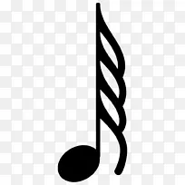 音乐音符四分之一音符剪贴画四分之一音符图片