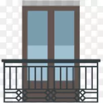 窗台玻璃透明半透明阳台窗