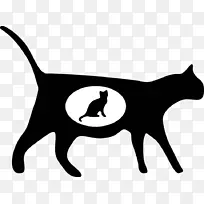 猫剪贴画.猫图形