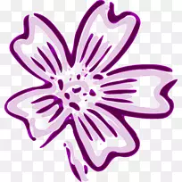 紫色兰花艺术-紫丁香