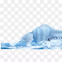南极企鹅冰山