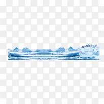 冰山企鹅冰川-冰山