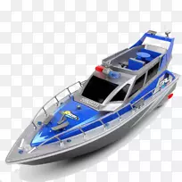 无线电控制船玩具汽艇无线电控制玩具游艇