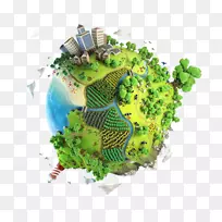 地球剪贴画-地球，绿色地球，环保，材料淘宝