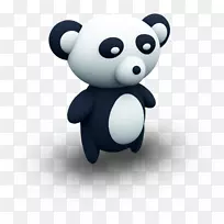 大熊猫熊图标-熊猫