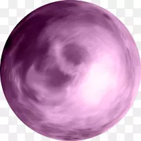 紫色剪贴画-紫色月亮