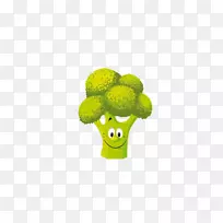 蔬菜动画剪贴画-花椰菜
