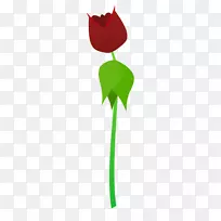花瓣玫瑰卡通片艺术-玫瑰卡通形象