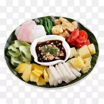 水果沙拉汁越南菜水果蔬菜沙拉
