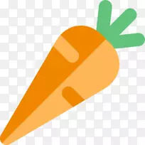 胡萝卜可伸缩图形图标-胡萝卜