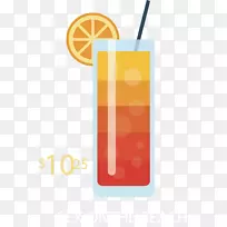 橙汁鸡尾酒柠檬水饮料.柠檬水载体